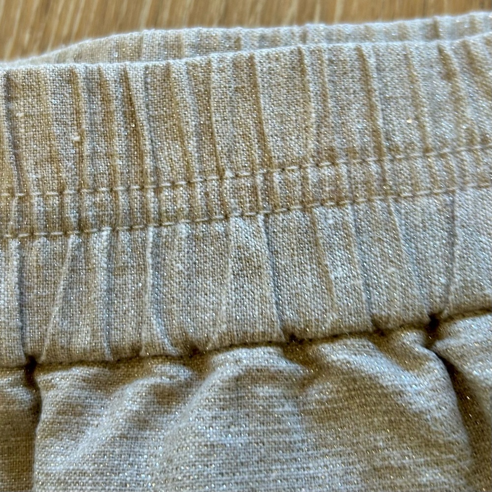 J Crew Linen & Cotton Oatmeal short with elastic waistband & front pockets, Sz 4 - Picture 5 of 8